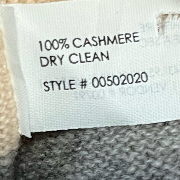 CLUB MONACO PURE CASHMERE COLORBLOCK SWEATER - Picture 5 of 8